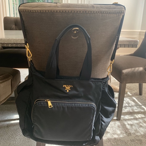 prada diaper bag backpack